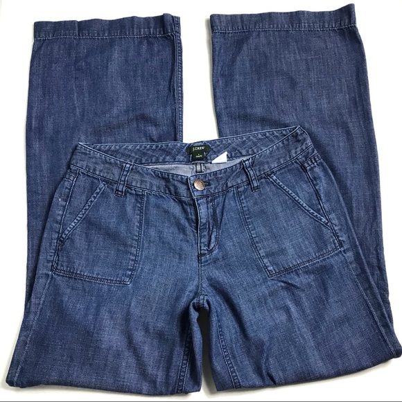 J. Crew Denim - J. Crew Blue Lightweight Flare Jeans Sz 2 Ins 31”